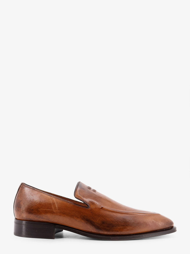 Miu Miu Leather Loafers Cognac