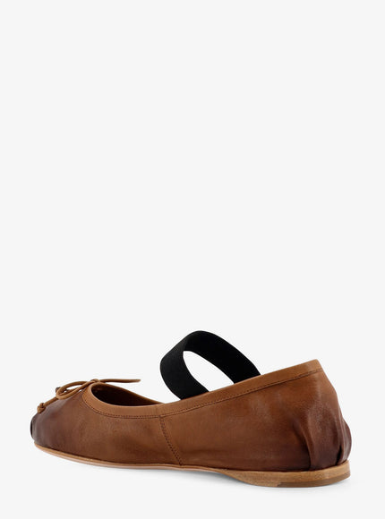 Miu Miu Leather Ballerinas
