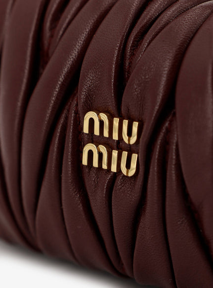 Miu Miu Matelassé Leather Handbag
