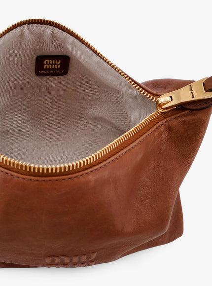 Miu Miu Leather Pouch Handbag