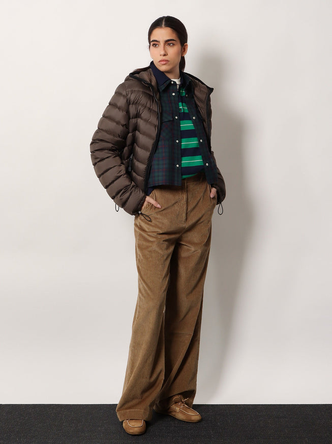 Miu Miu Light Pongé Down Hoodie Jacket