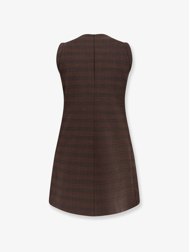 Mm6 Maison Margiela Wool Blend Short Dress