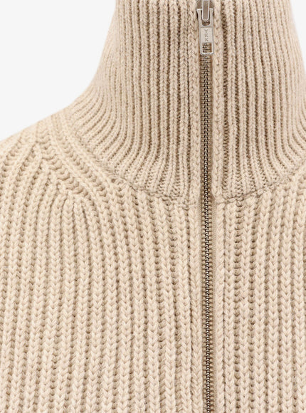 Mm6 Maison Margiela Sleeveless Long Wool Blend Cardigan With Distressed Effect