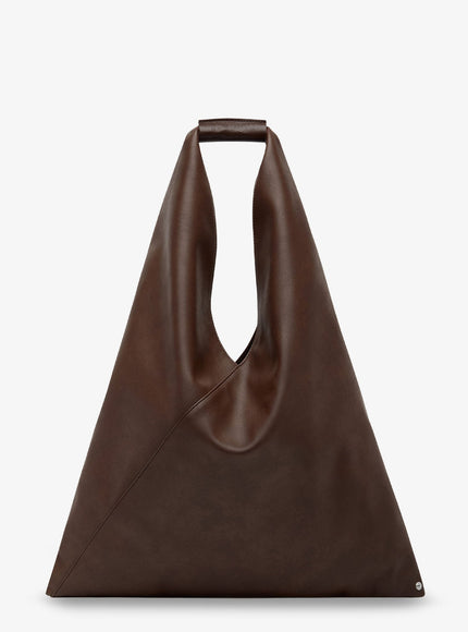MM6 Maison Margiela Japanese Bag in Leather-Effect Fabric Uni Cocoa Brown
