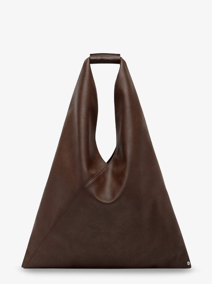 MM6 Maison Margiela Japanese Bag in Leather-Effect Fabric Uni Cocoa Brown