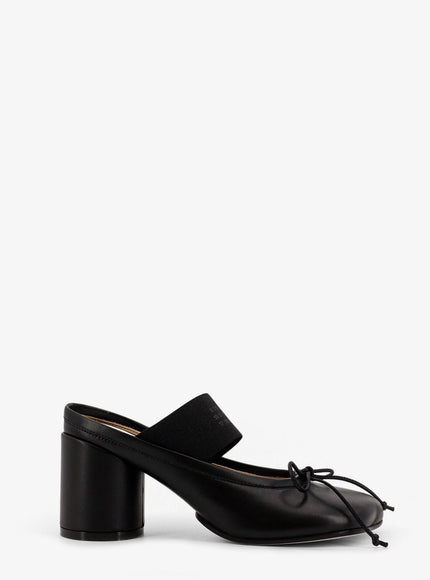 Mm6 Maison Margiela Numeric Anatomic Leather Mule Black