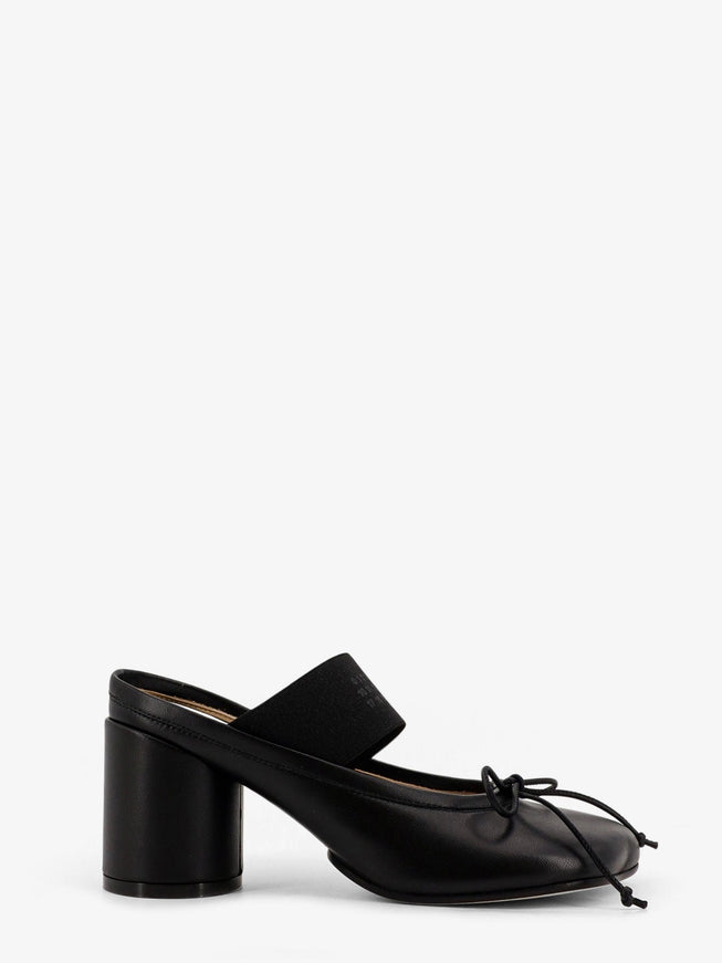 Mm6 Maison Margiela Numeric Anatomic Leather Mule Black