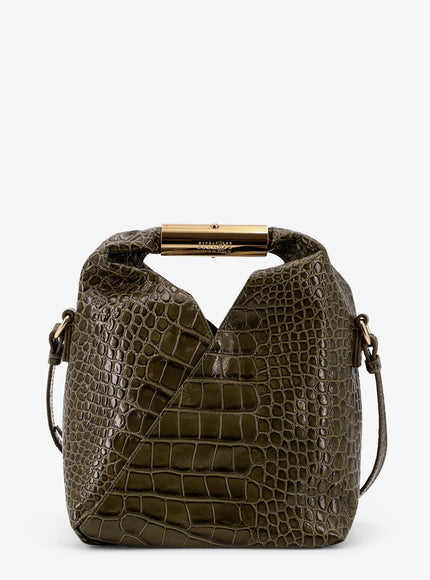 Mm6 Maison Margiela Japanese Leather Shoulder Bag Uni Olive Drab