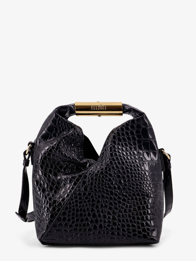 Mm6 Maison Margiela Japanese Leather Shoulder Bag Uni Black