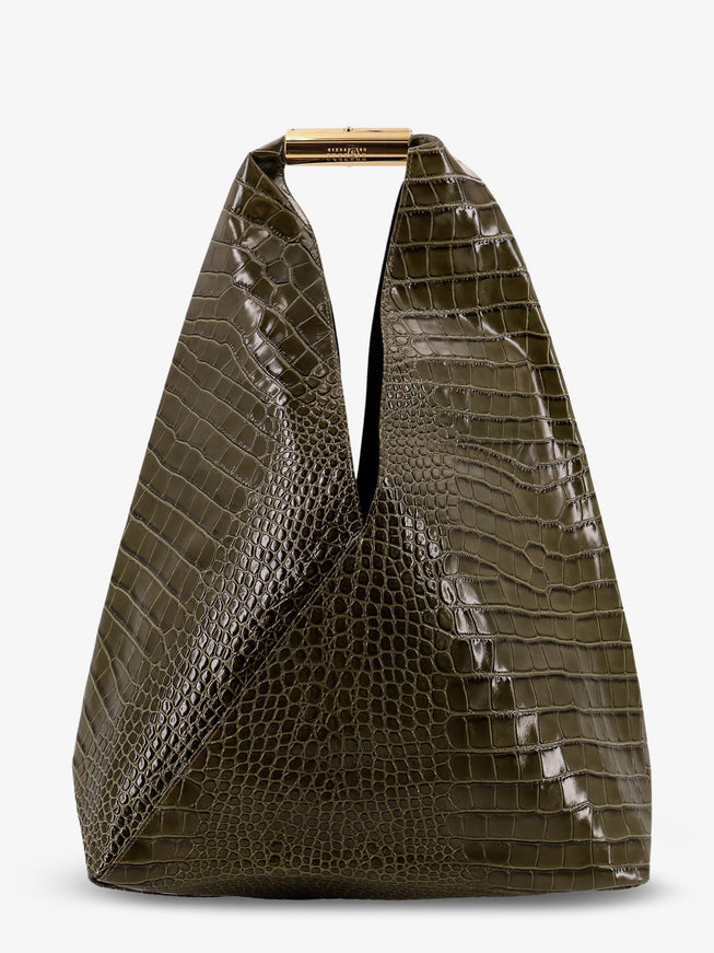 Mm6 Maison Margiela Leather Shoulder Bag Uni Olive Drab