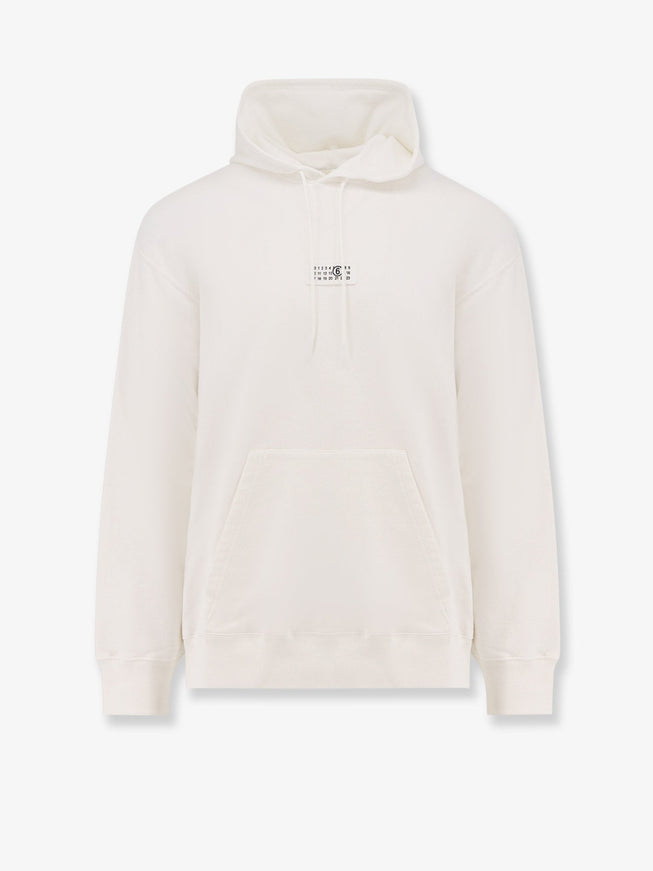 Mm6 Maison Margiela Cotton Sweatshirt White