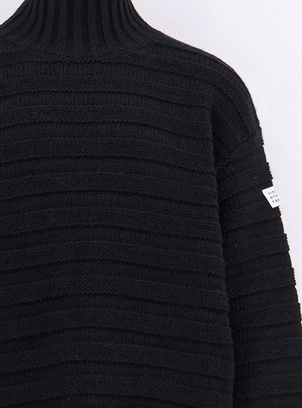 Mm6 Maison Margiela Wool Blend Sweater With Distressed Effect