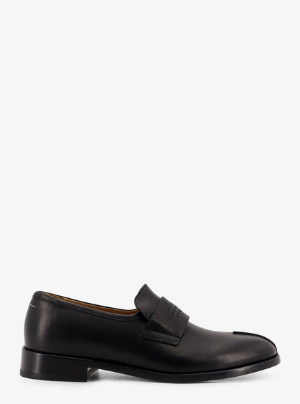 Mm6 Maison Margiela Leather Loafers Black