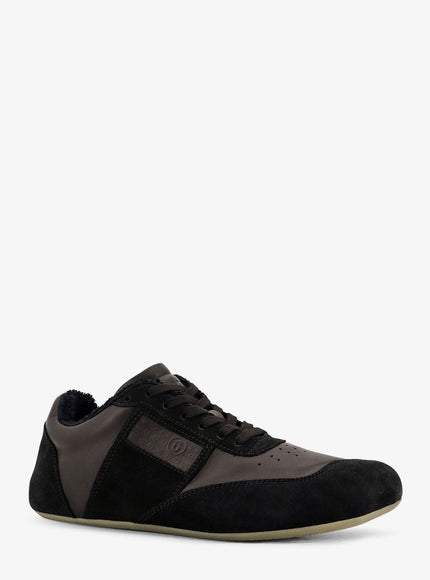 Mm6 Maison Margiela Anatomic Suede And Leather Sneakers