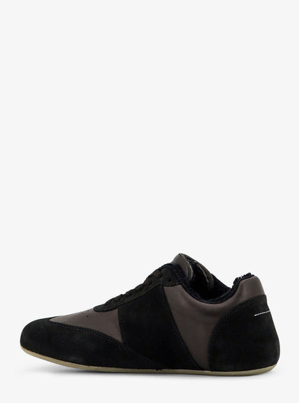 Mm6 Maison Margiela Anatomic Suede And Leather Sneakers