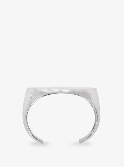 Mm6 Maison Margiela Brass Bracelet Polished Palladio