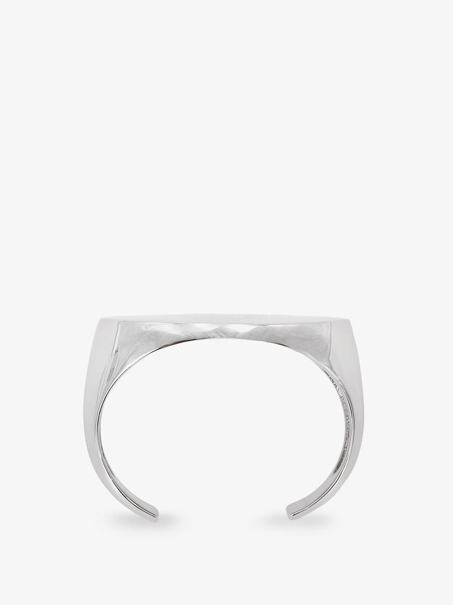 Mm6 Maison Margiela Brass Bracelet Polished Palladio