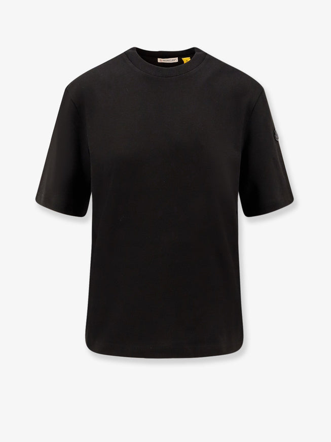 Moncler Genius Moncler 4 Edward Enninful Ee72 Cotton T-Shirt Nero