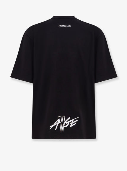 Moncler Genius Cotton T-Shirt With Logo Patch On The Front