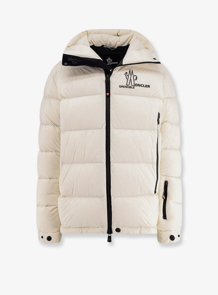 Moncler Grenoble Isorno Technical Nylon Down Jacket Bianco