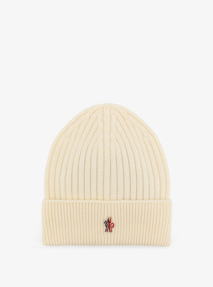 Moncler Grenoble Virgin Wool Hat Uni Panna