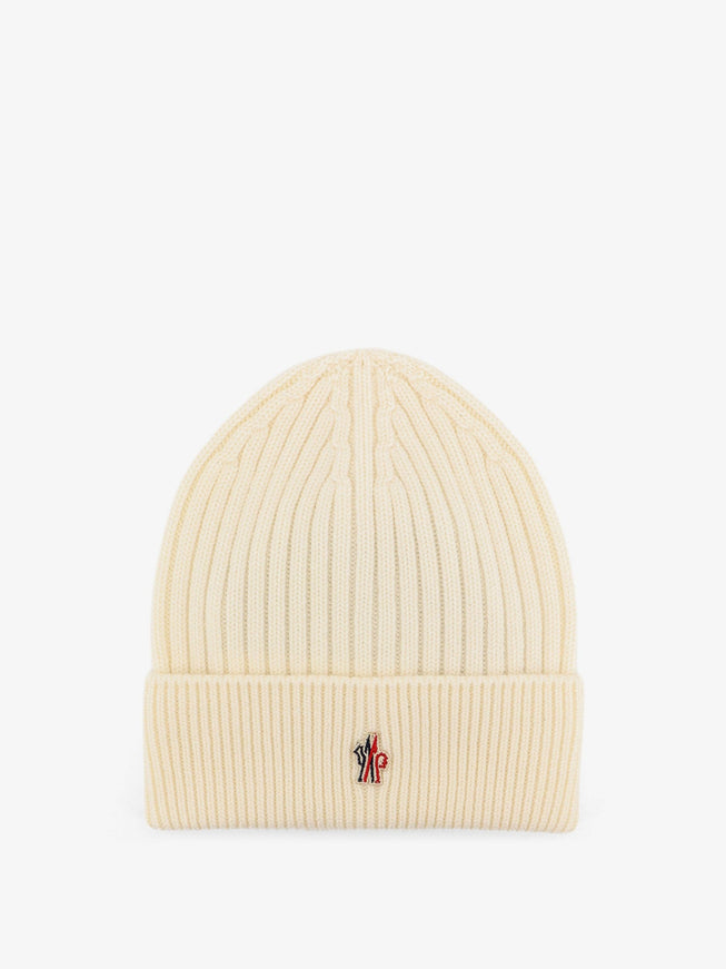 Moncler Grenoble Virgin Wool Hat Uni Panna