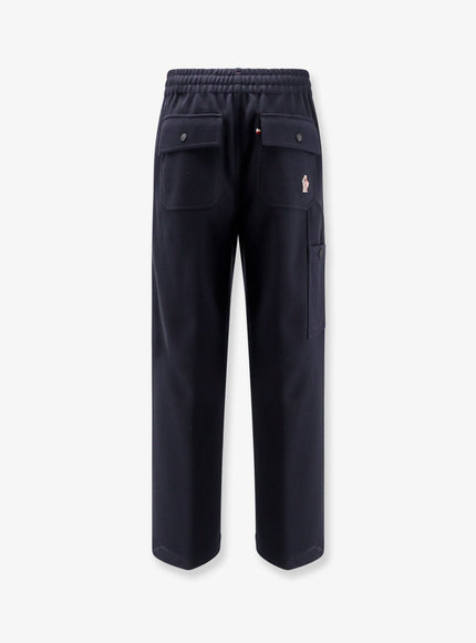 Moncler Grenoble Interlock Trousers With Embossed Logo