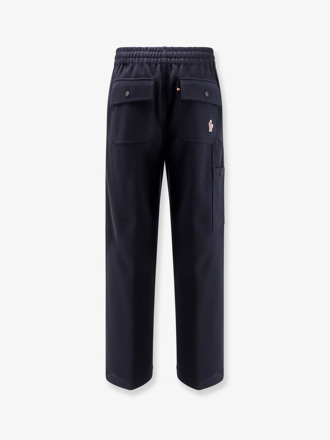 Moncler Grenoble Interlock Trousers With Embossed Logo