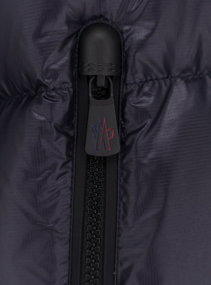 Moncler Grenoble Wool Blend Jacket With Logo Detail