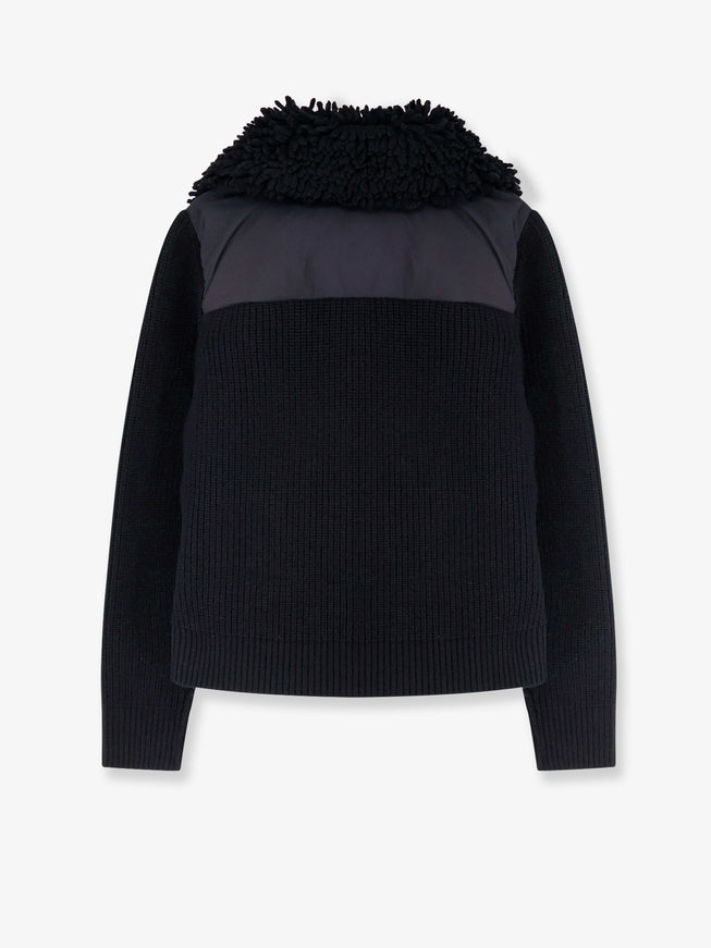 Moncler Grenoble Down Jacket With Wool Inserts