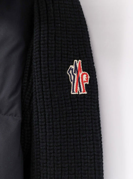 Moncler Grenoble Down Jacket With Wool Inserts