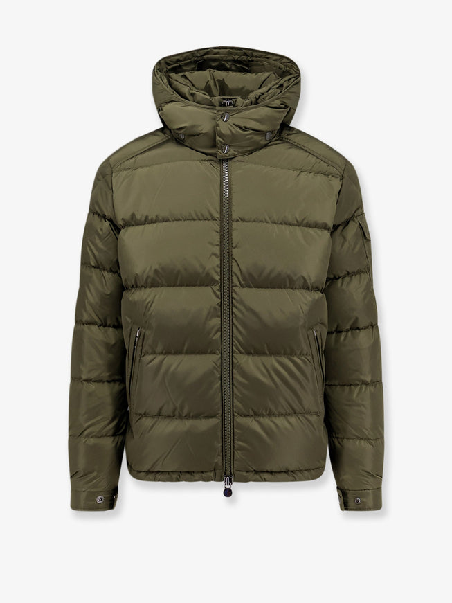 Moncler Maya Recycled Nylon Jacket Marrone