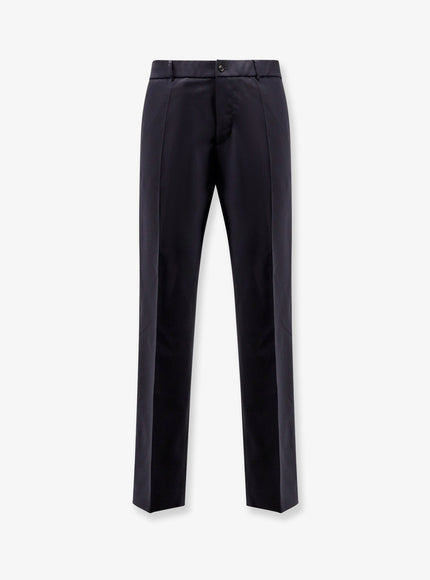 Moncler Wool Blend Trousers Blu