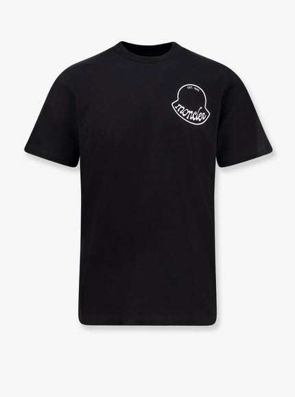 Moncler Biologic Cotton T-Shirt Blu