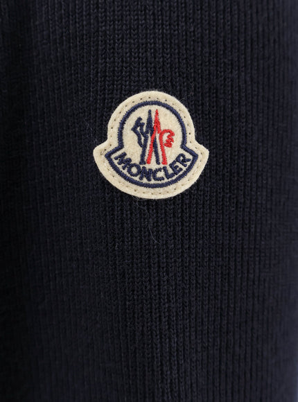 Moncler Virgin Wool Cardigan/Jacket With Padded Inserts