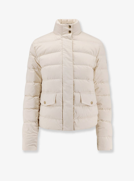 Moncler Bessettes Nylon Down Jacket Panna