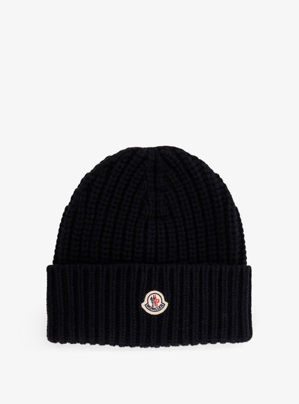 Moncler Wool And Cashmere Beanie Hat Uni Nero