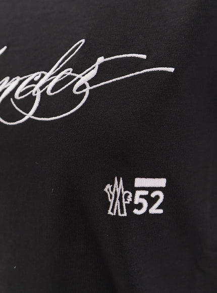 Moncler Cotton T-Shirt With Embroidery