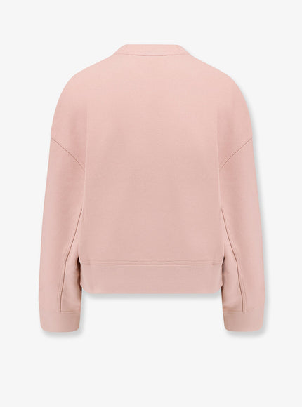 Moncler Cotton Sweatshirt With Logo Patch