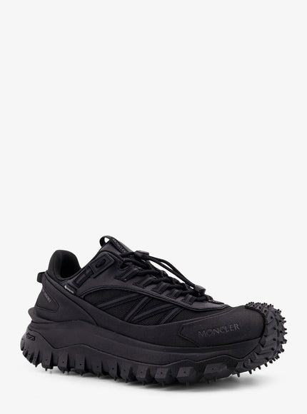 Moncler Trailgrip Gtx Mesh And Leather Sneakers Nera