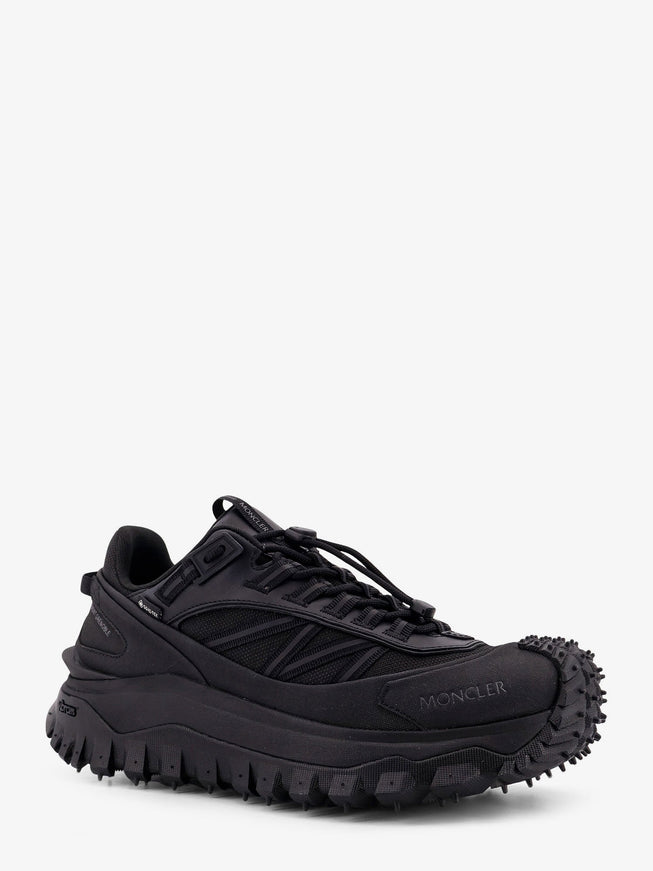 Moncler Trailgrip Gtx Mesh And Leather Sneakers Nera