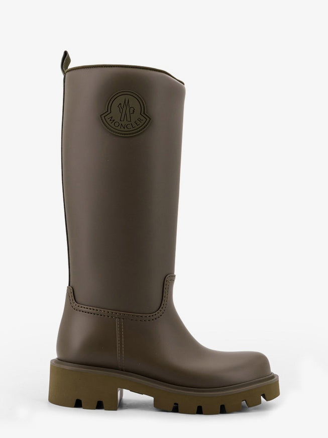 Moncler Kickstream High Rubber Rainboots Marrone