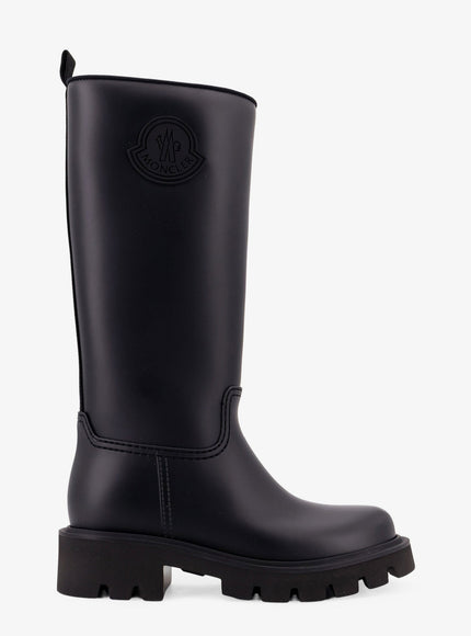 Moncler Kickstream High Rubber Rainboots Nero