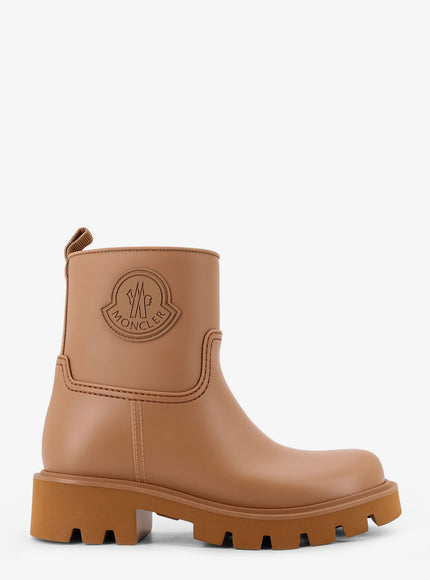 Moncler Kickstream Rubber Rainboots Marrone