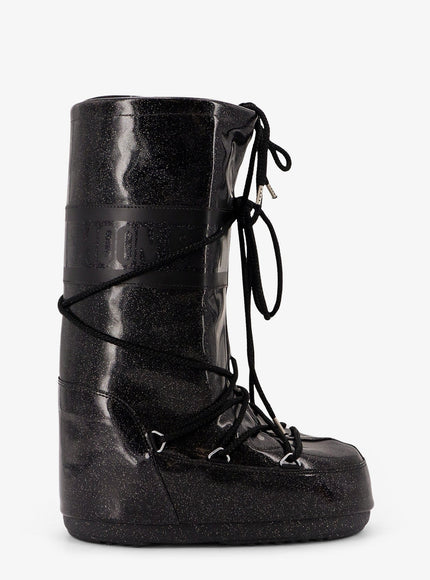 Moon Boot Icon Glitter Boots Black
