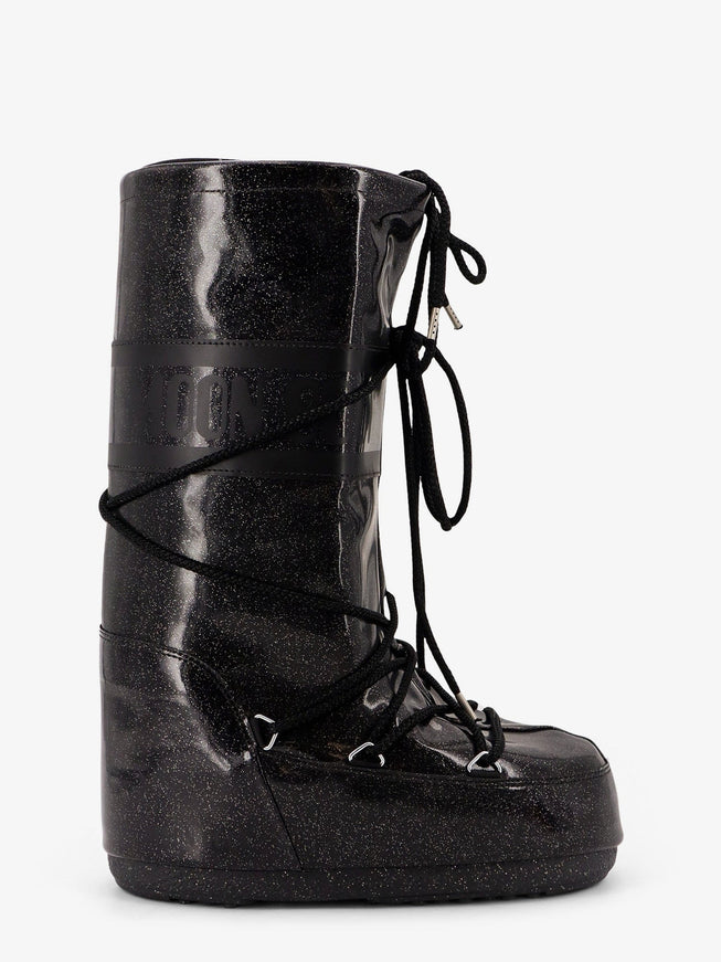Moon Boot Icon Glitter Boots Black