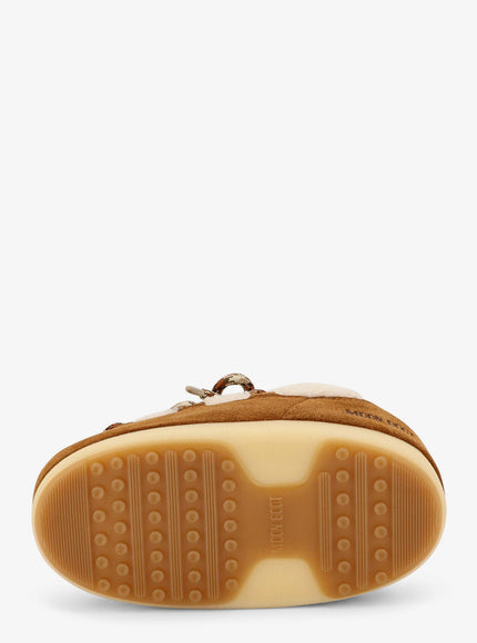 Moon Boot Shearling And Suede Slip-On