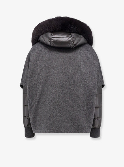 Moorer Pegaso-Cwr Sleeveless Wool And Cashmere Coat