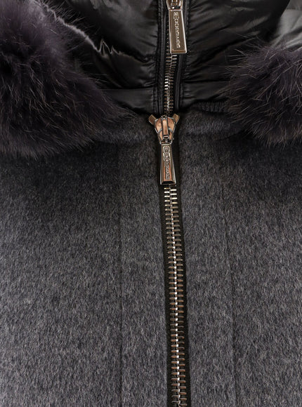 Moorer Pegaso-Cwr Sleeveless Wool And Cashmere Coat