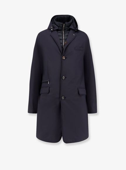Moorer Redon-Skt Padded Coat Navy